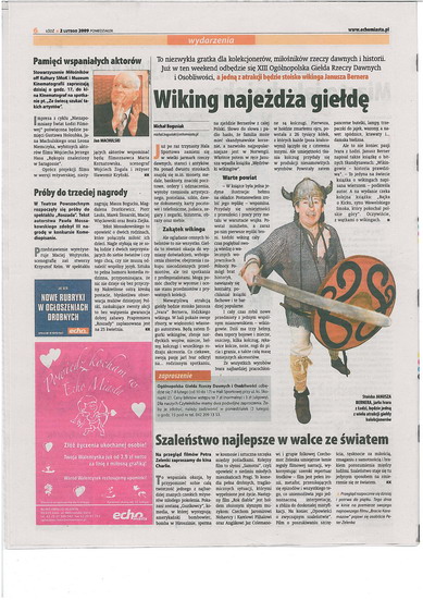40. Echo Miasta Wiking najeżdża giełdę 2 II 2009 r.