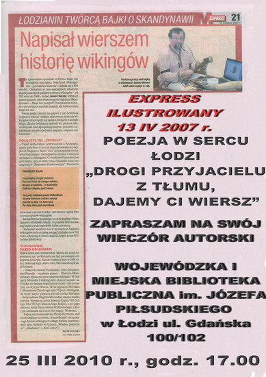 1. Poezja w sercu Łodzi